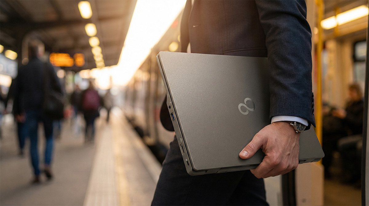 LIFEBOOK U7412 — это тонкий и легкий бизнес‑ноутбук в магниевом корпусе. Он рассчитан на
              ежедневные переноски, встречи и командировки